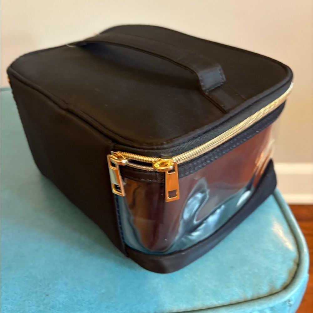 Ivy London Black and Gold Cosmetic Bag - Picture 2 of 6